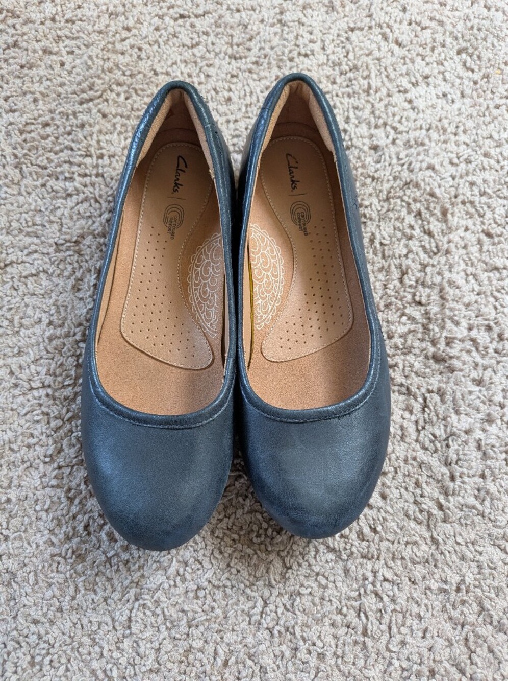 Clarks Canebay Plain Flats